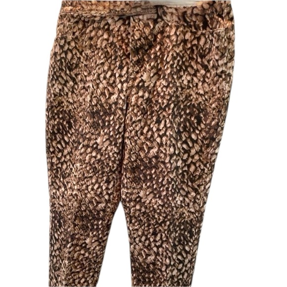COLDWATER CREEK SZ 12 ANIMAL PRINT  COTTON SPANDEX 5PKT JEANS - Picture 5 of 6